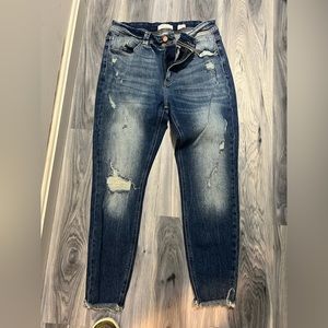 KanCan High rise crop jeans size 30